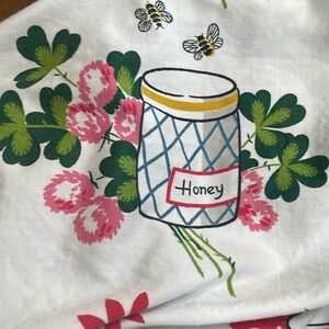 Vintage Waverly Bonded Fabric Sweet Jam and Jelly Bread Box or Dish Cover